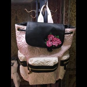 Betsey Johnson Pink and Rose ladies back pack